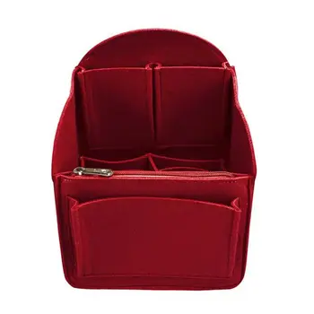 Wholesale Price Hot Sale Travel Makeup Purse Organizer Women Backpack for Mummy Small Large Felt Backpack Organizer Insert