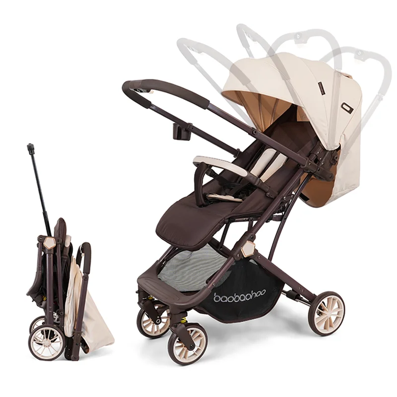 Luxury Two-Way Lightweight Baby Stroller | Compact Foldable Travel
