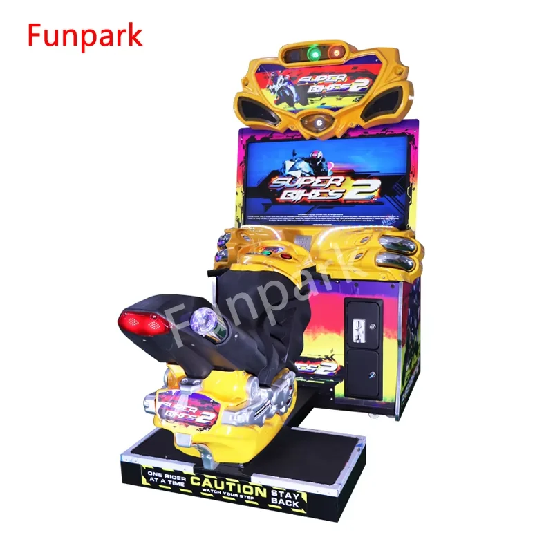 Funpark Hot Selling FF Super Motorcycle Simulator Racing Game Console 42 