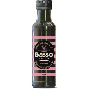 Oregano-Flavored Extra Virgin Olive Oil 12 Bottles Per Box 250 ml Each Plant-Based Oil