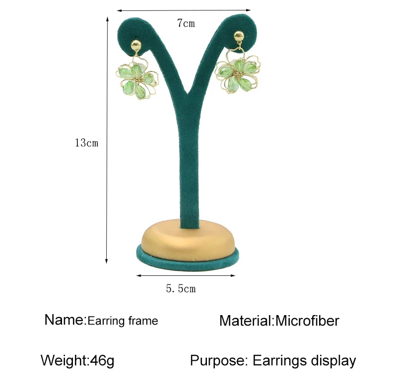 Brooch necklace ring holder with elevated presentation surfaces