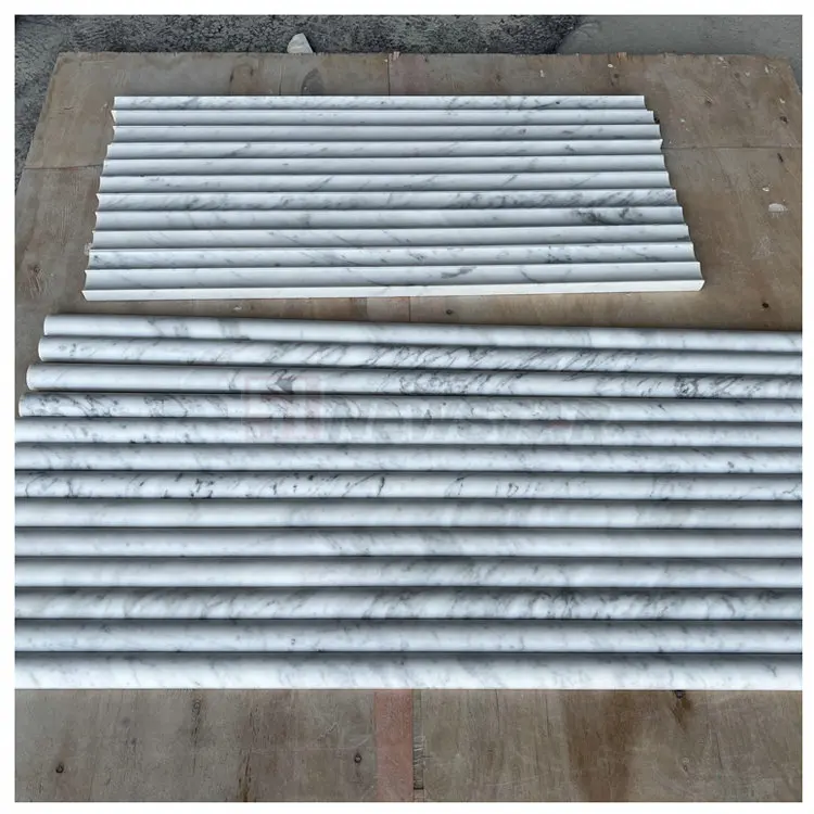 Wall Cladding Marble Strips Pin on Finishes Tile Rifluted Marble Field Bamboo Floor Flute Arabescato Corchia Fluted Marble Tile