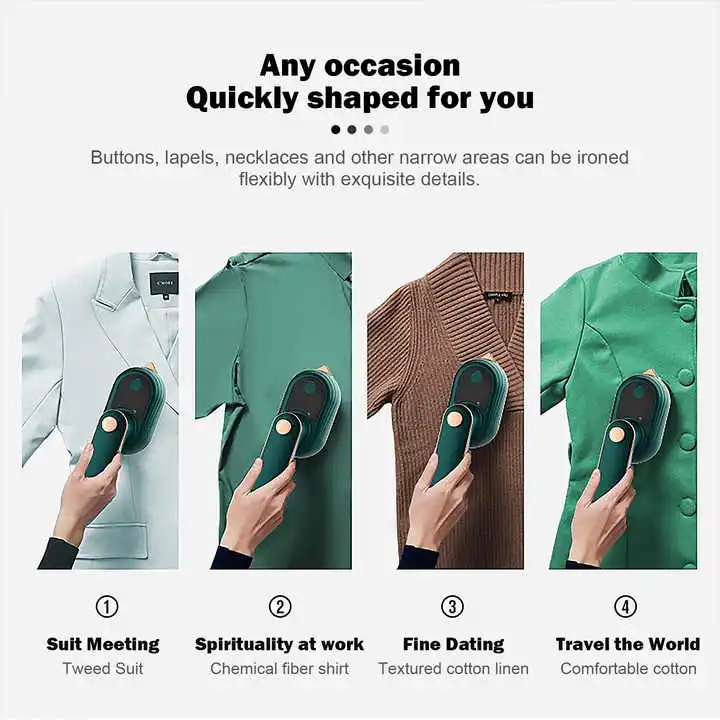 Mini Professional Ironing Machine Handheld Fold Electric Iron Travel Steam Iron