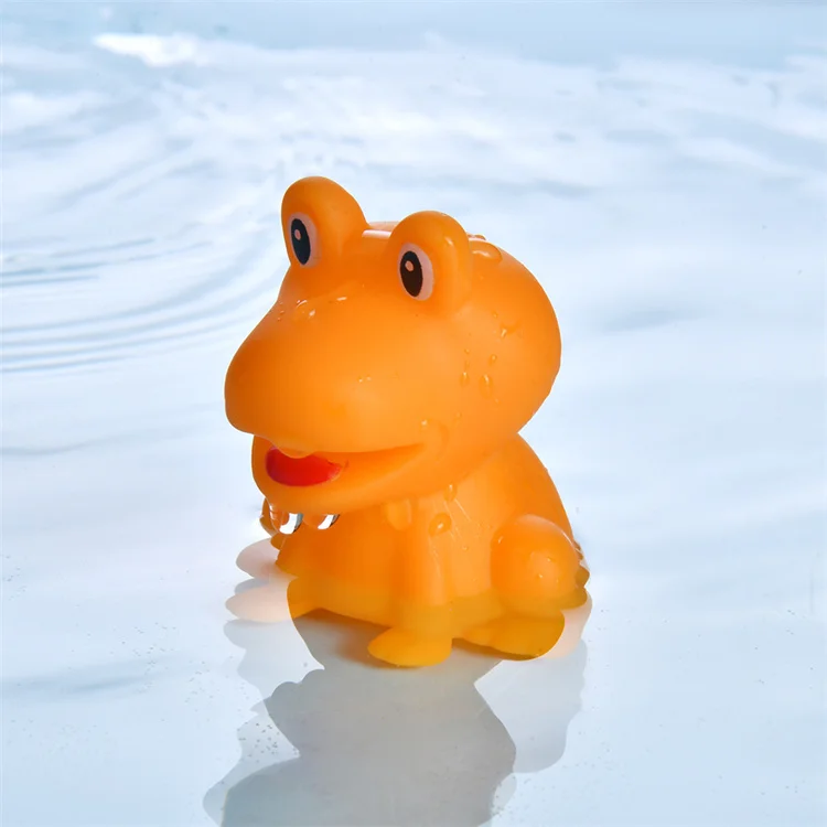 Free Sample Customized Bath Tub Animal Baby Shower Bath Toys Water Play Swimming 2 Inch Water Squirting Frogs Rubber Toy Frog