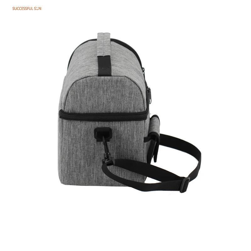 product 2025 new style cylinder bag large capacity messenger bag versatile bucket polyester cloth shoulder bag for women-5