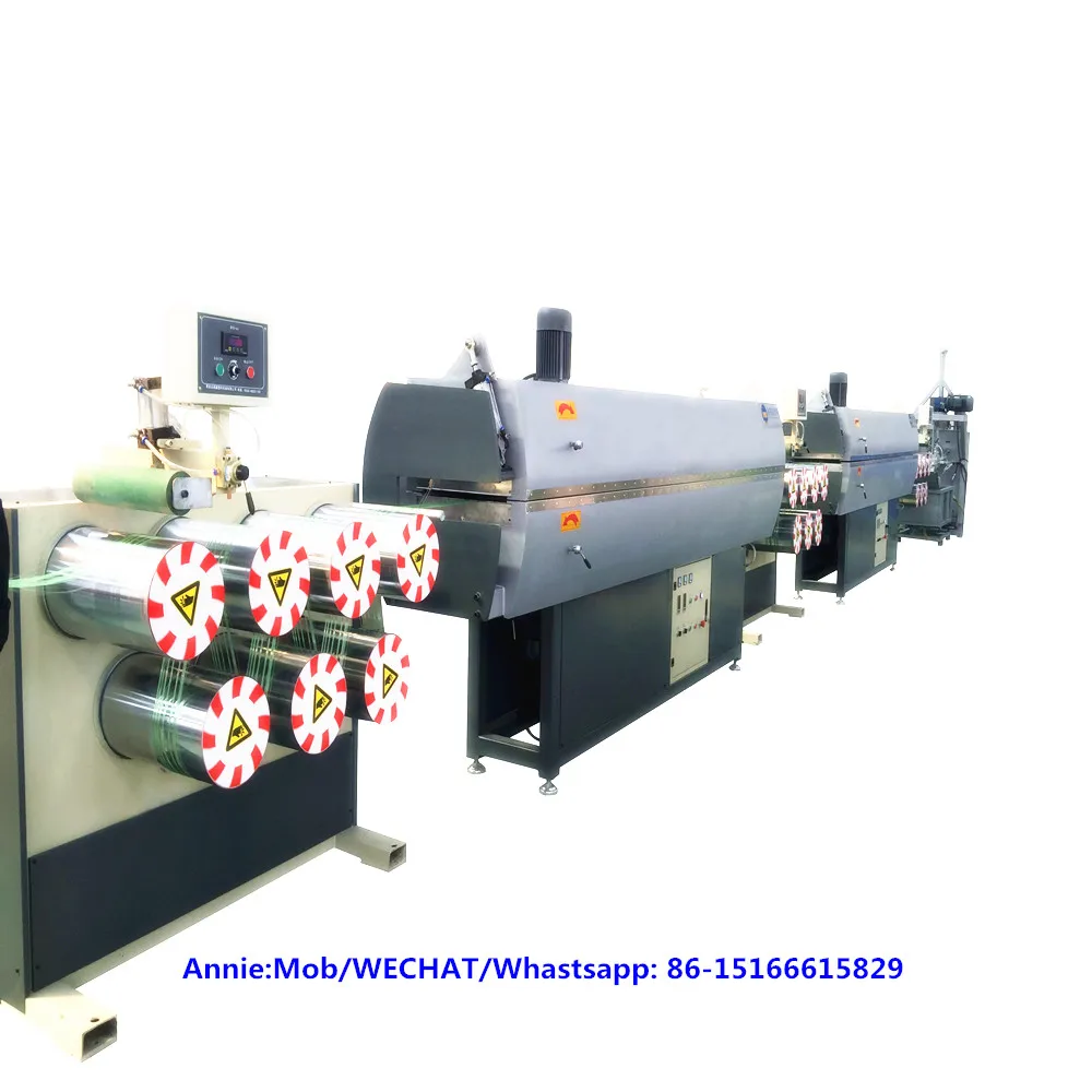 Plastic hdpe pp pe nylon recycled monofilament yarn extruding making machine