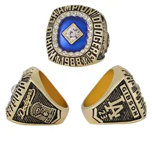 Custom Custom Championship Ring MLB 1988 Los Angeles Dodgers Championship Ring Premium Wooden Gift Box