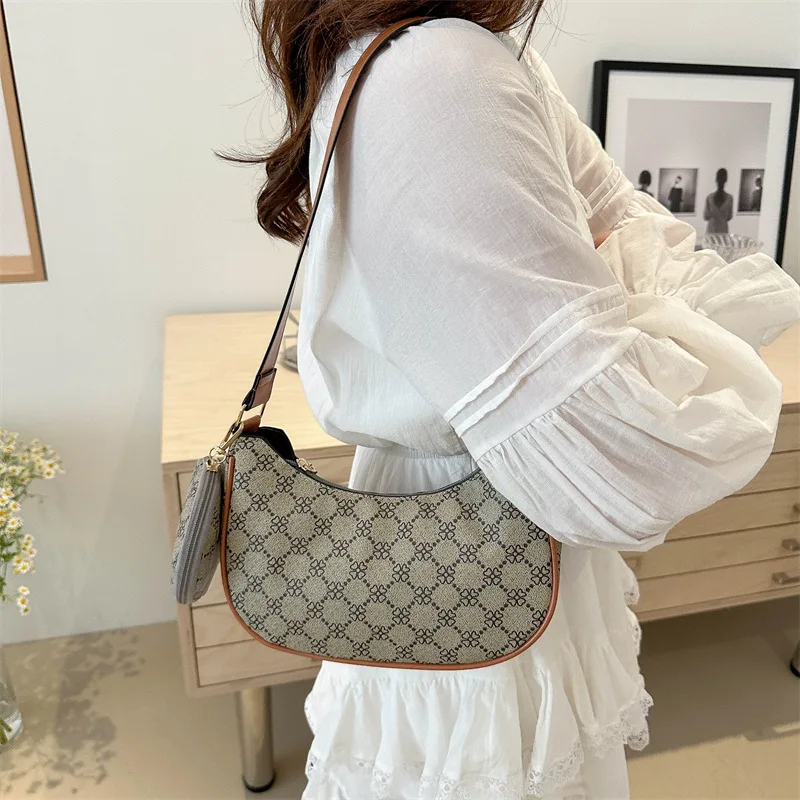 2024 Fashion Luxury Branded Ladies PU Leather Cross Body Tote Bag Handbag Classic Women's Shoulder Bags for Women