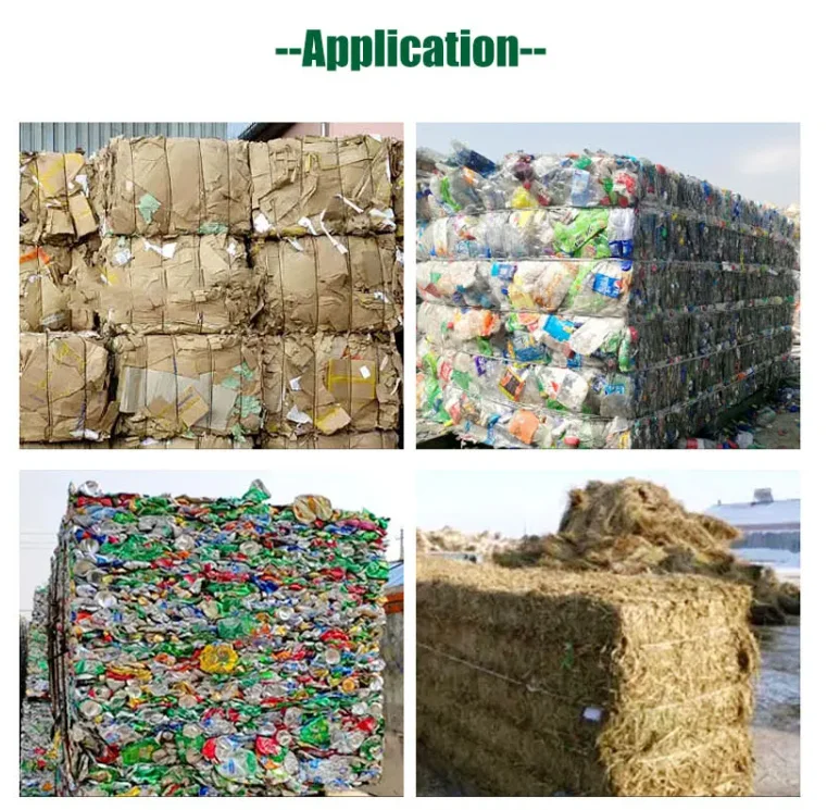 Customizable Horizontal Scrap Waste Metal Baler Machine Mobile Small Scrap Metal Baler