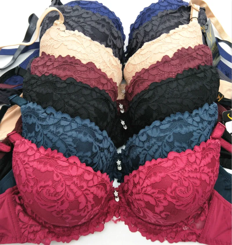 Cheapest Price Factory Sale Push up Women Lace Bra Plus Size Cup C