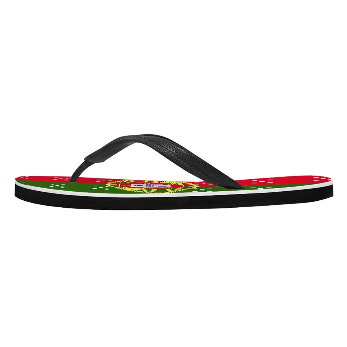 Spain Portugal National Flag Men Women Wholesale Flip Flops