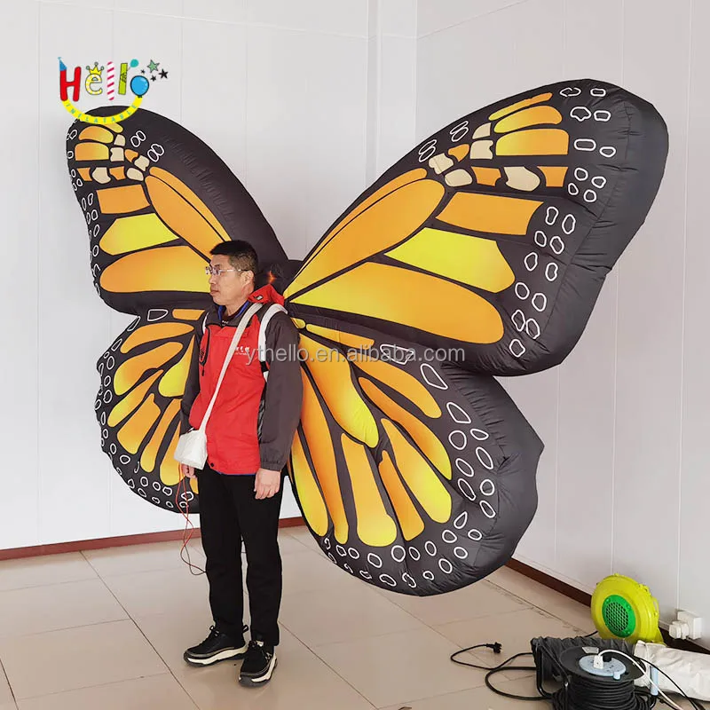 Stilts Performance Inflatable Butterfly Wing Costume with