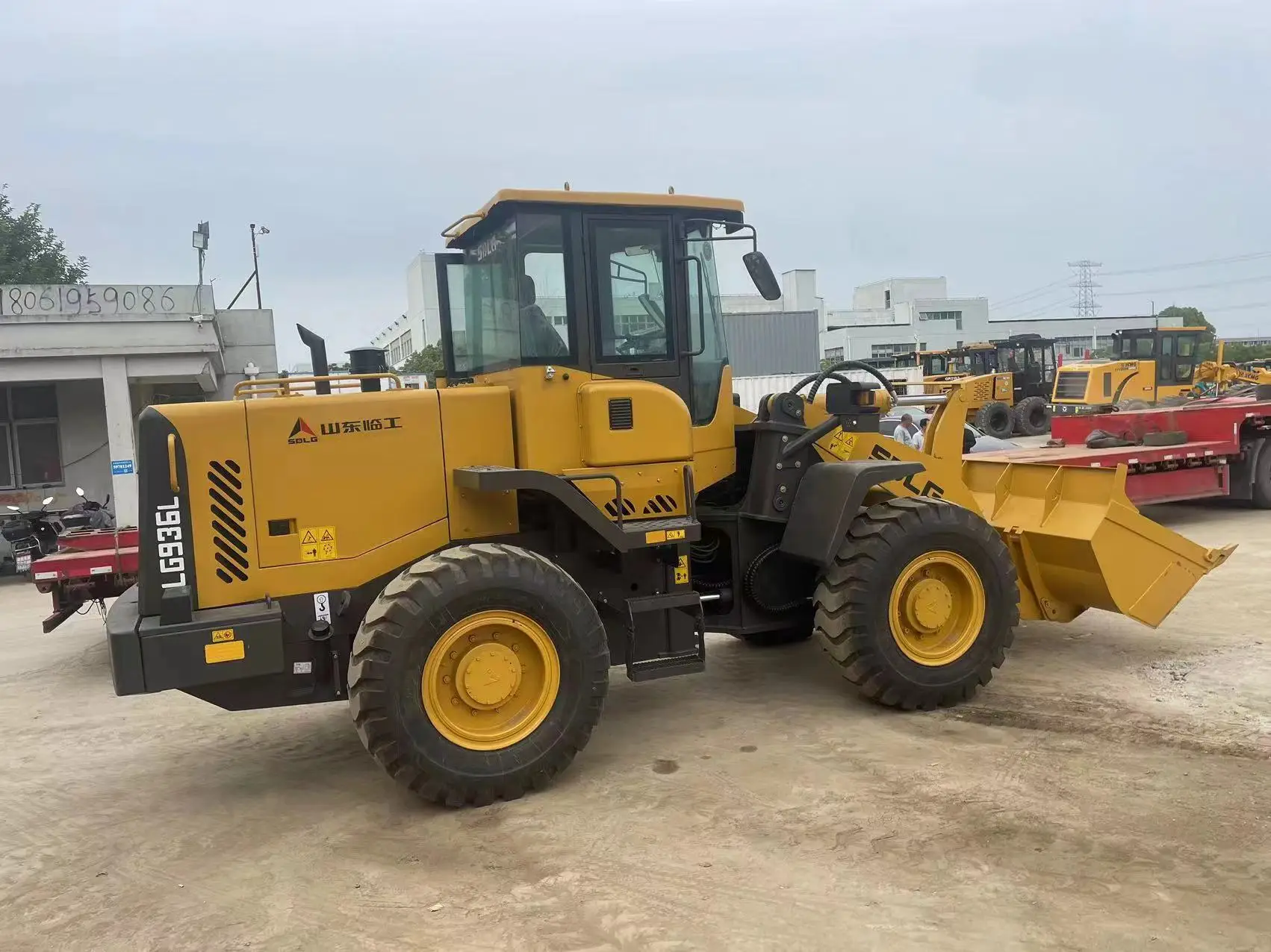 SDLG 936 936L Second Hand Loader Front End 3 Ton High Efficiency