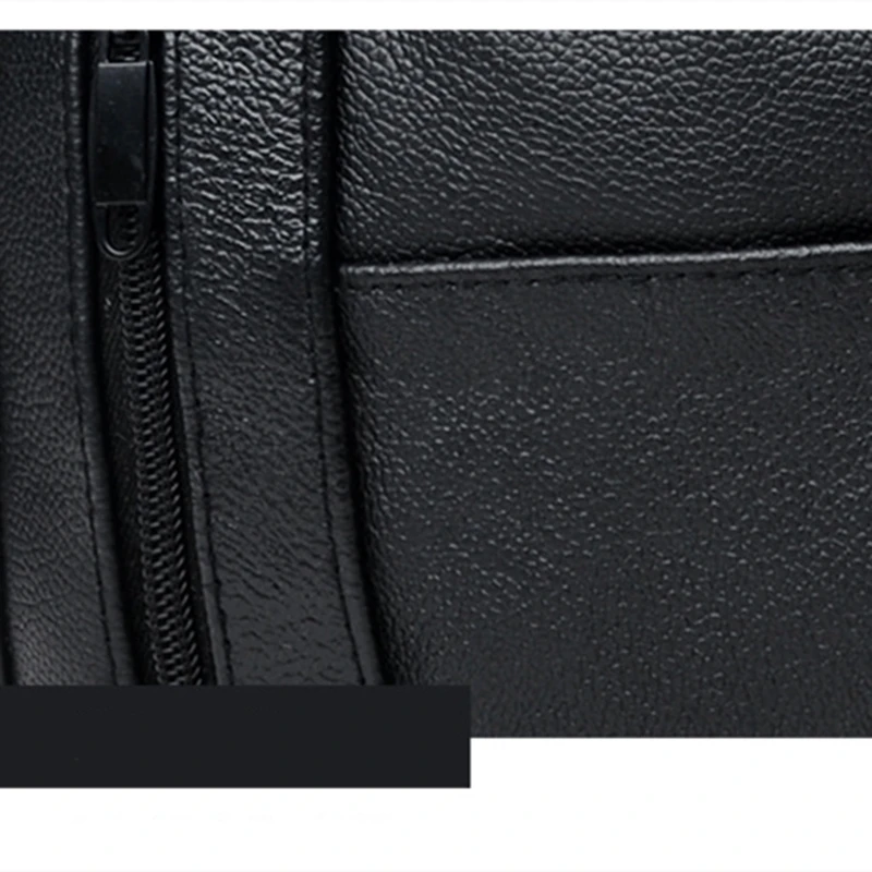 Men's Genuine Leather Shoulder Bags Male Fashion Casual Bussiness Black Cross-body Bag