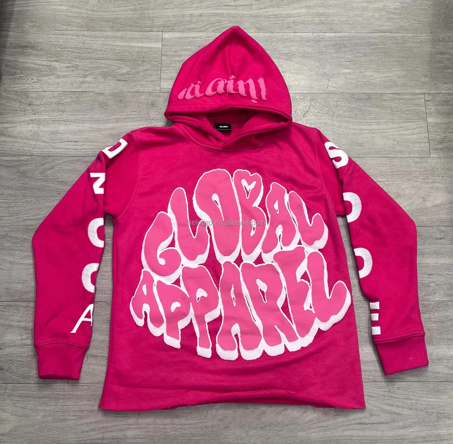 Custom Logo Plain Bulk Hoodie Manufacturers Heavyweight No String