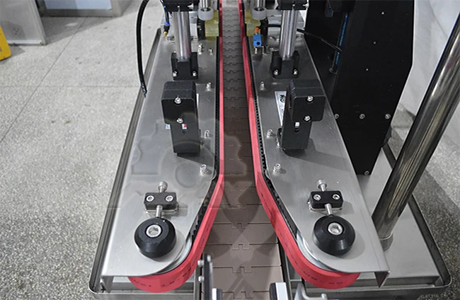 Four Wheels Full Automatic Capping Machine With Feeder Capping Screwing ...