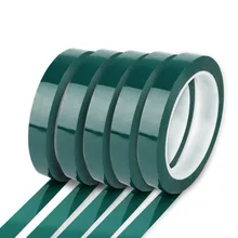 Masking Tape Green 55micron Acrylic Adhesive Heat Resistance Insulation Electronic Components Polyester Film Mylar Tape