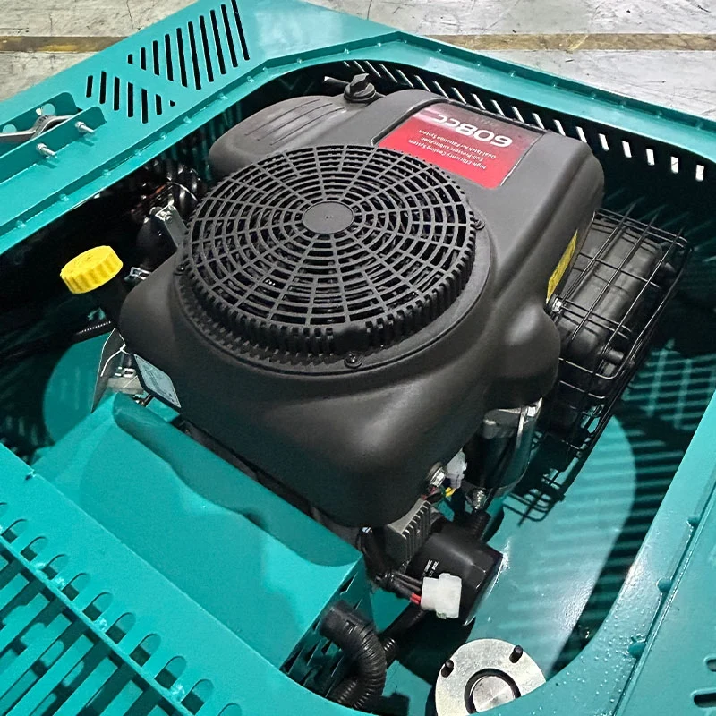 CE/EU/EPA Remote-controlled Tracked Lawn Mower Cutting Width 1000mm Longxin Engine One-key Start 6 Acres Per Hour Robotic Mower