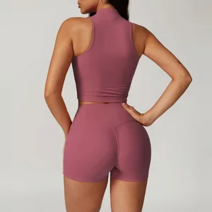 Flex Form Rose Athletic Jumpsuit One Piece Yoga Performance Training Workout Exercise Premium Sport Suit