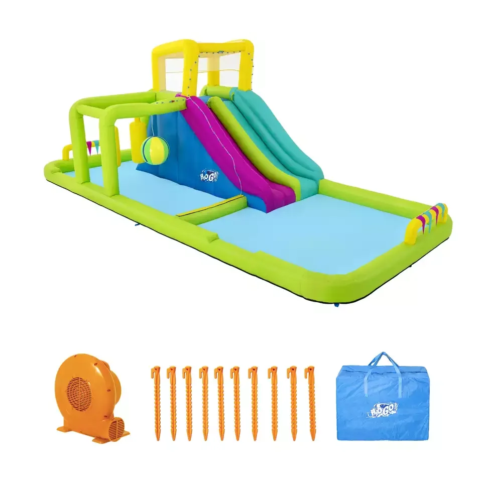 Bestway 53387 inflatable water slide with pool