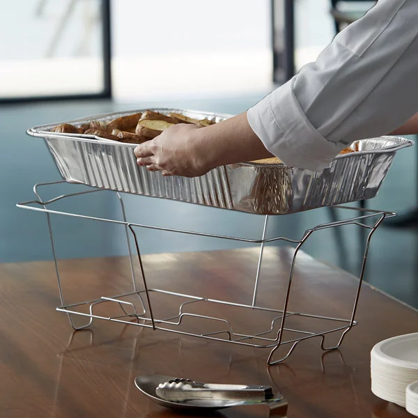 Wire Chafing Rack Buffet Servers and Warmers Buffet Serving Kit Disposable Chafing Dish