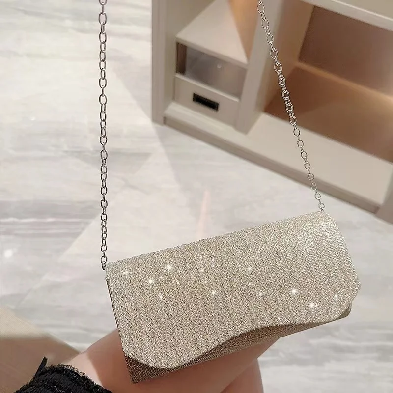 High Quality Women Small Purse Luxury Bride Wedding Bags Bling Bling ...