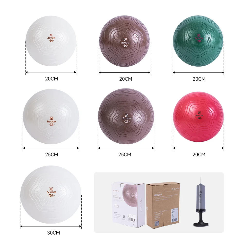 Palla Per Pilates 15cm - Palla Di Stabilità Per Allenamento, Yoga, Equilibrio, In PVC Antiscivolo, Per Casa O Palestra - Foto 6