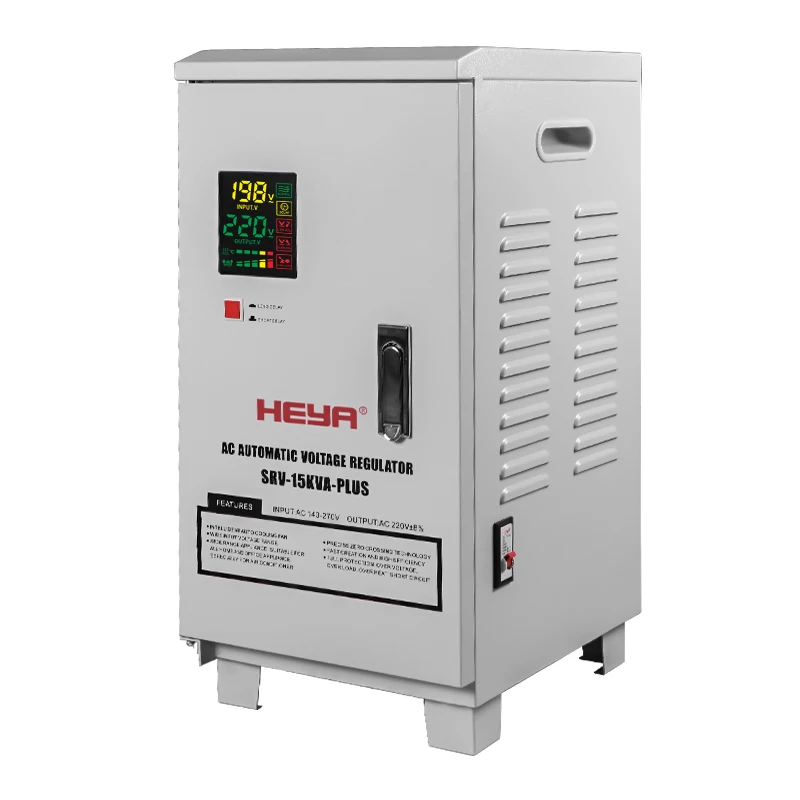 90-270V Input Range 220V 15KVA Single Phase Automatic AC Voltage Regulator Stabilizer AVR