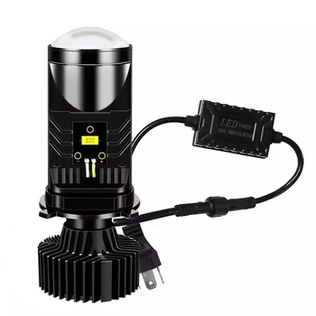 Y6 projector High Low Beam Lamp H4 Mini Bi Led Lens Projector In Auto Lighting System Y6 Car Led Headlight Bulbs 80w