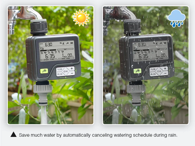 Automatic Super Timing System LCD Electronic Home Garden Irrigation Water Timer