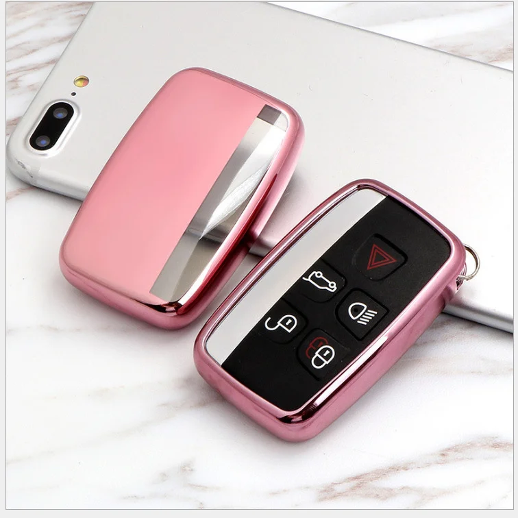 Чехол для автомобильного ключа из ТПУ Роскошный чехол для ключа из силикона чехол для автомобильного ключа дистанционный ключ для автомобиля Land Rover Discover