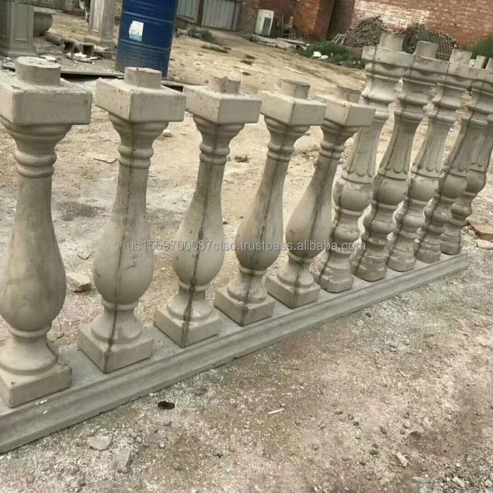Pvc Hand Railing Mold 60cm Height Pre-Cast ABS & PP Plastic Injection Mould Handrails ...