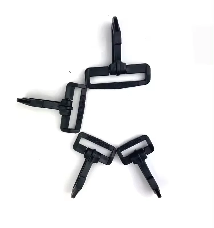Classic Plastic Rotating Hook Backpack Dog Collar Carabiner Buckles Luggage Webbing Hooks Sewing Accessories Sizes 20mm 25mm
