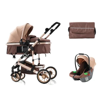 Factory price Baby stroller 3 in 1 customization baby plus baby stroller with car seat