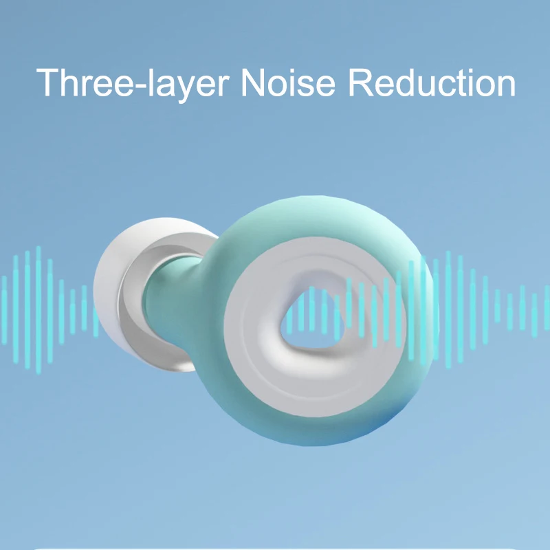 New Ring Earplugs Explosive Silicone Soundproof Noise Canceling