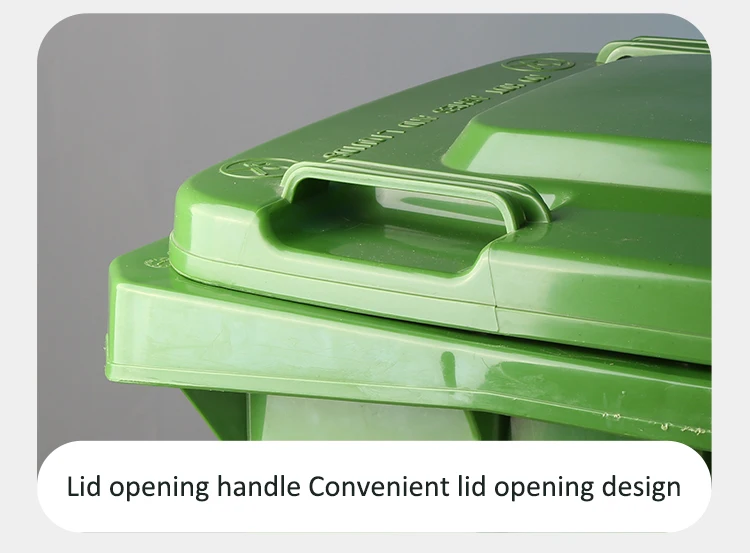 Hdpe Plastic Wheeled Rectangular Standing Structure With Cover Outdoor ...