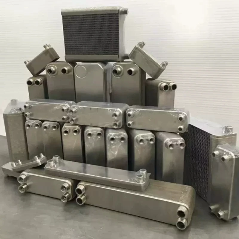 Stainless Steel Flat Plate Heat Exchanger Stainless Steel 3/4 Npt Heat ...