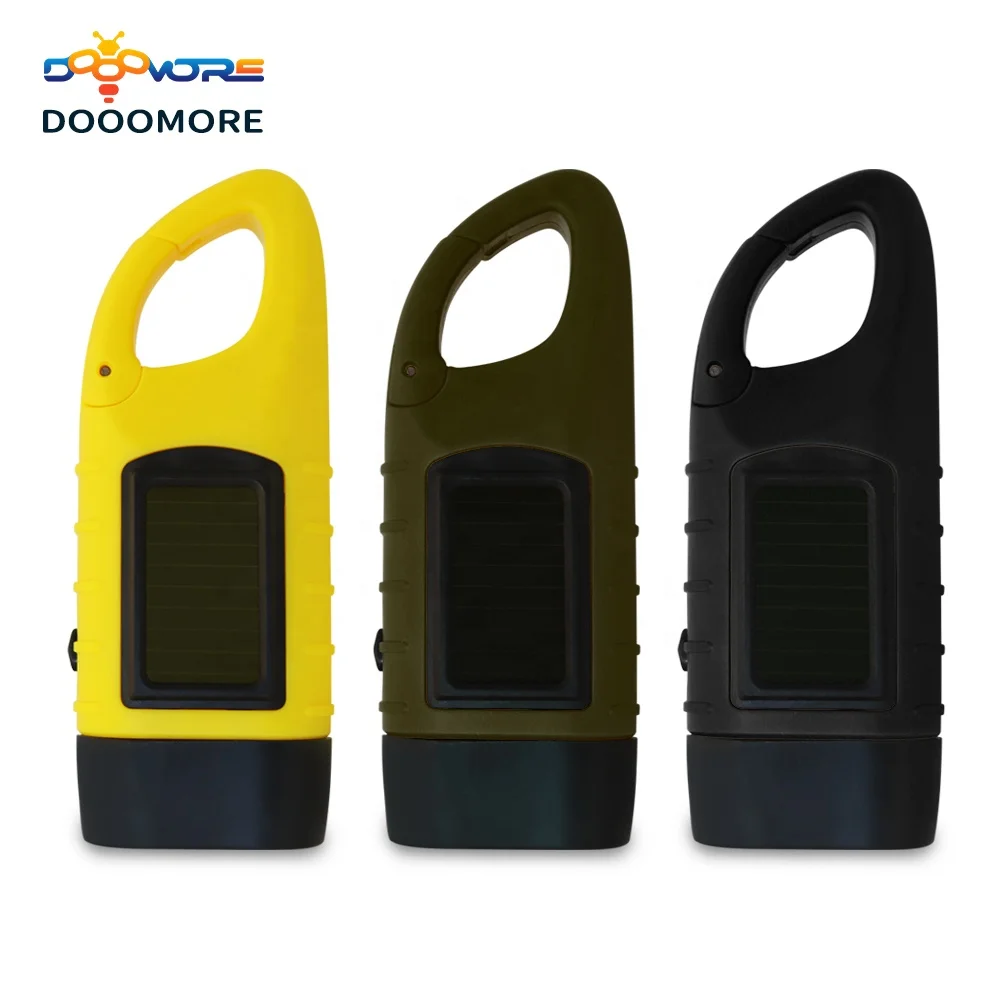 Ручной фонарик на солнечной батарее аварийный перезаряжаемый светодиодный для выживания спорта открытом