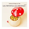 Big Mushroom-Red-Storage Jar