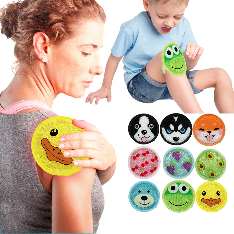 Custom Ice Packs Circle Gel Ice Pack Reusable Cold Therapy for Pain and Injuries of Knee, Shoulder, Foot, Back, Ankle, Neck,Hip