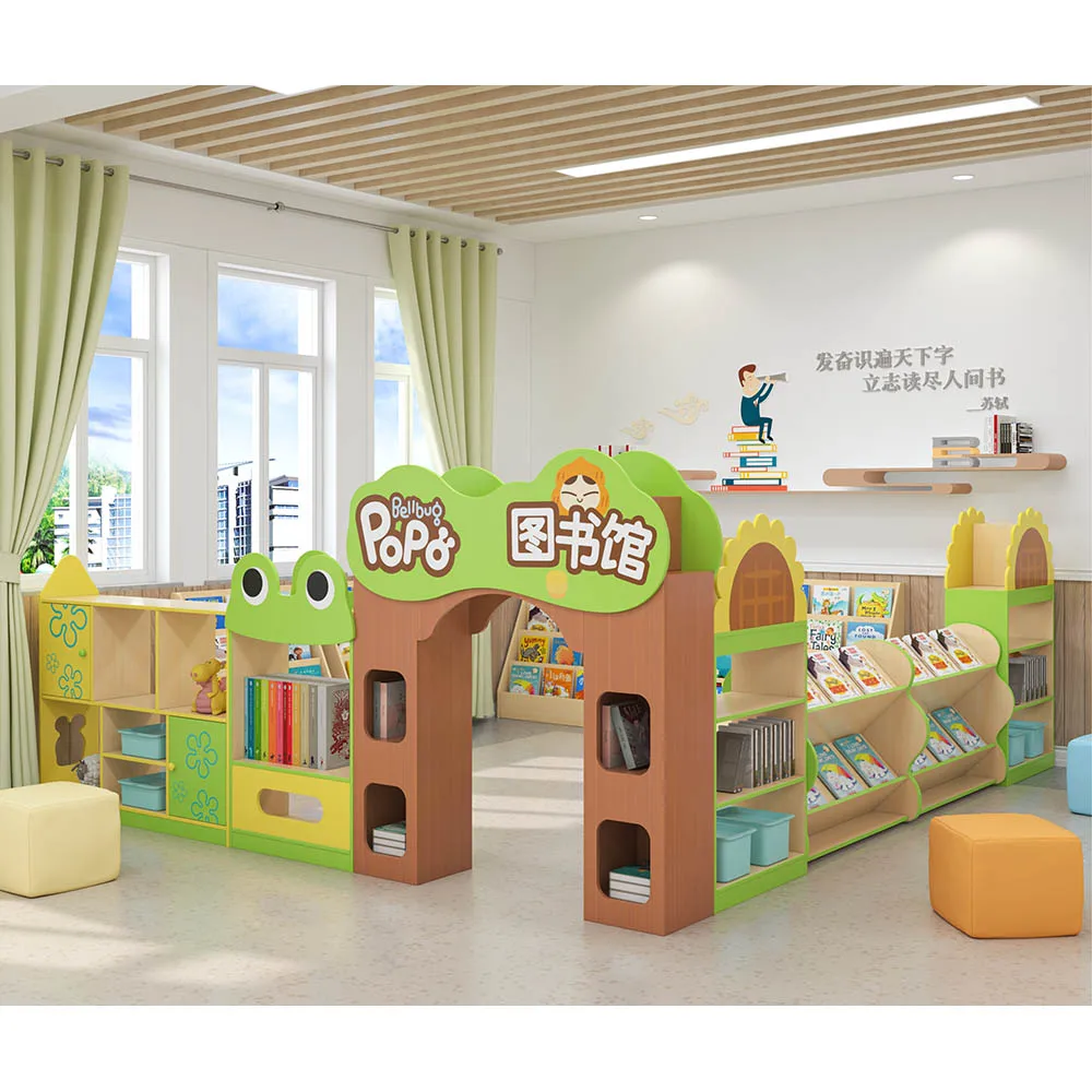 Library Daycare Furniture - Montessori Tree Bookshelf