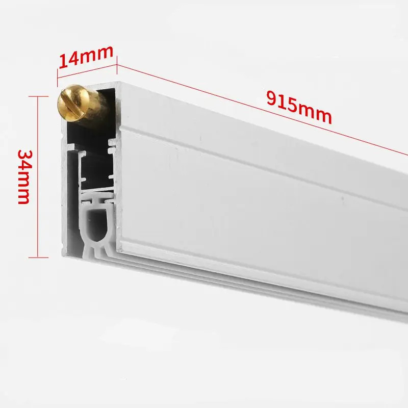 Surface Mounting Aluminum Automatic Descent Door Bottom Acoustic Door Seal Soundproof Sealing