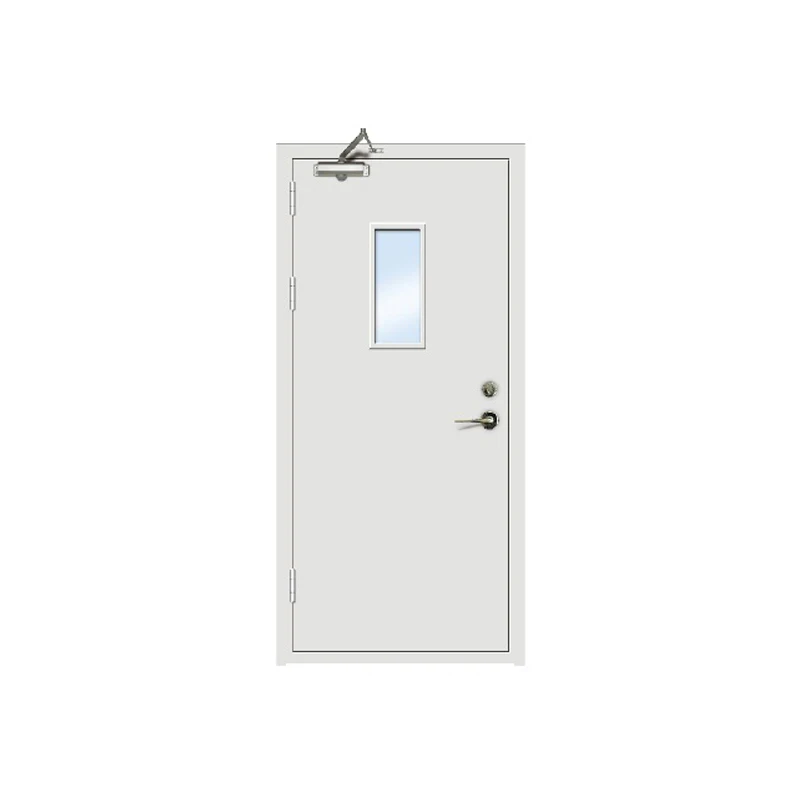 Superior performance double in door exit steel fire place rated doors aluminum standard 120 minute manufacture