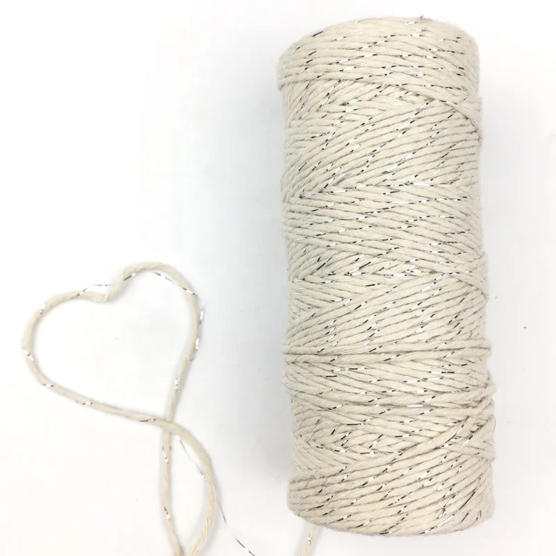 Хорошо, 2 мм, белый, розовый хлопковый шнур, экологически чистый шпагат