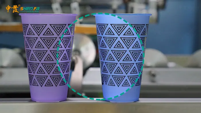 Machine d'impression de séchage UV d'écran en soie impression de servo complètement automatique conique de machine pour des tasses
