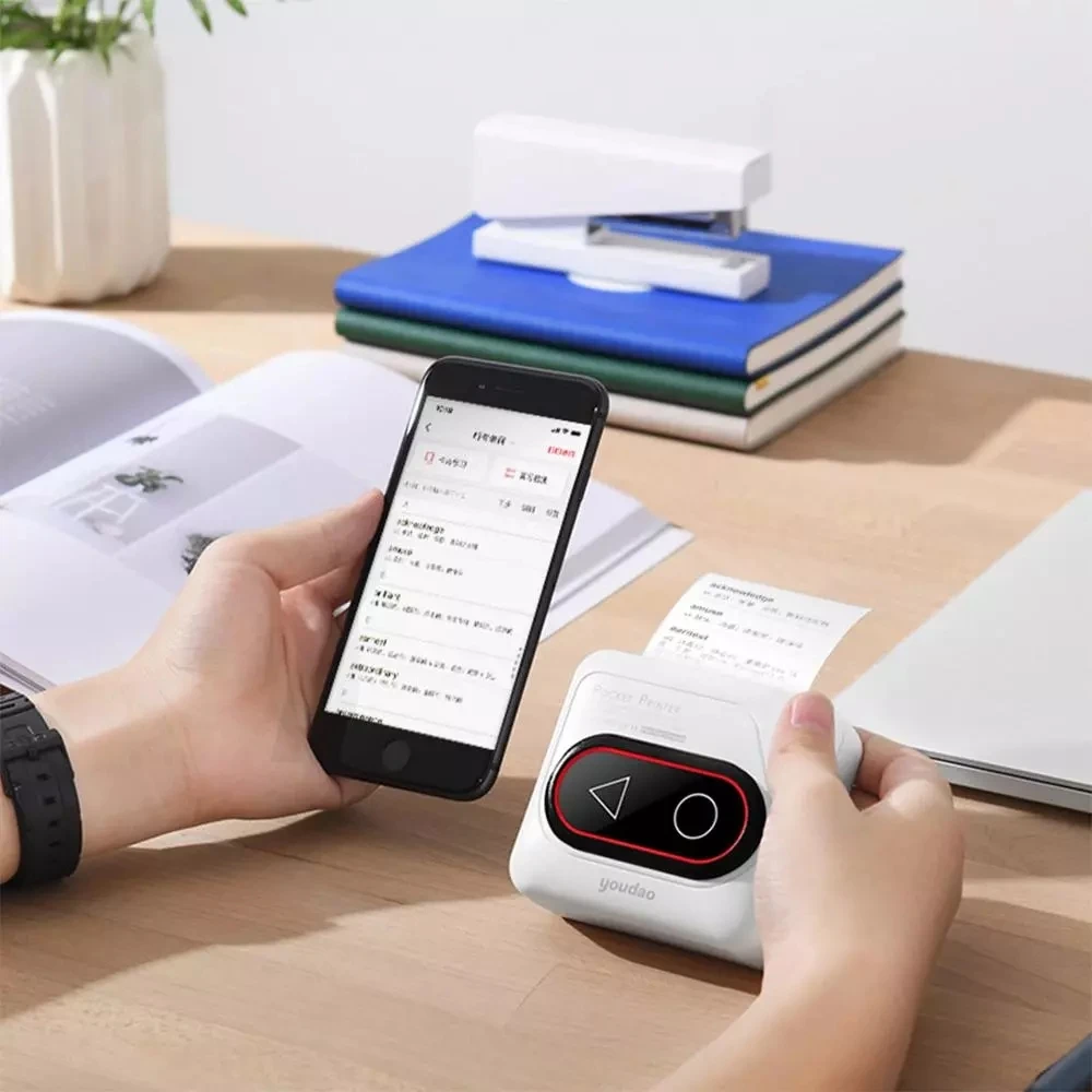 Youdao Pocket Portable Mini Thermal  Printer Memobird G4 HD 306dpi Mini Wireless Thermal Picture Photo Printer