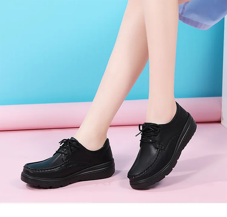 Wholesale Women's Anti-Slip Nurse Shoes for Autumn&Winter- Breathable Soft Sole, Thick Comfortable Design