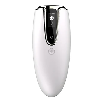 Put logo on trending home use painless ipl hair removal device with slick handle