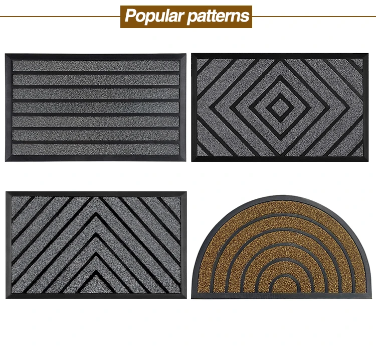 Hot Sell Inside Outside Waterproof Durable Natural Rubber Door Mat wIth Grass Surface(图7)