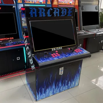Big Retro 90 Arcade Game Console Coin-Operated 1-Year Home Entertainment Fighting English/Spanish Language Options with Japanese